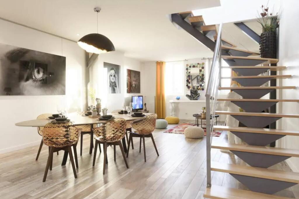 Reims Centre : Appartement Lumineux Et Atypique 46, Place D'Erlon 外观 照片